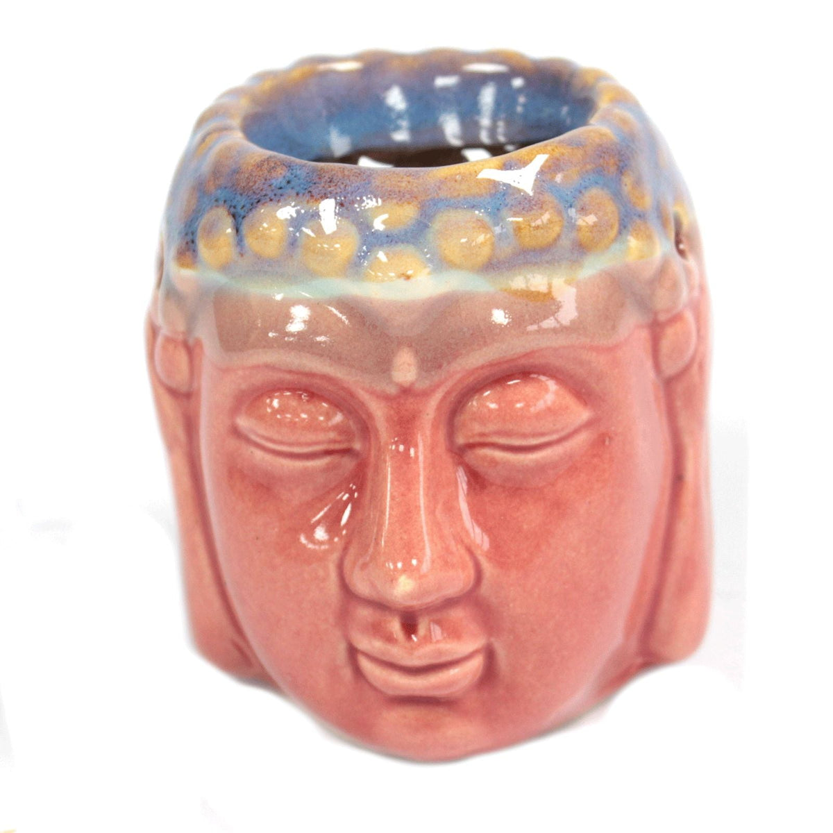 Buddha Oil Burner, rose and teal — view 3 of 4