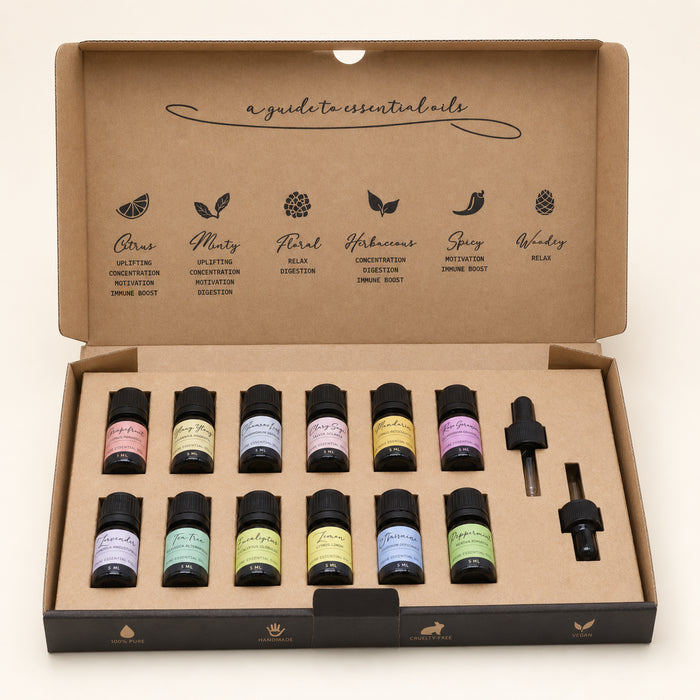 Essential Oil Starter Set, 12 oils