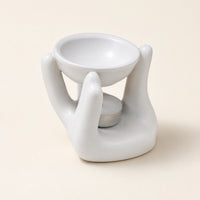 Helping Hand Oil Burner, white