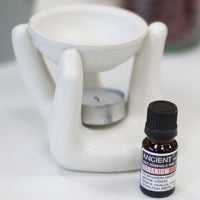 Helping Hand Oil Burner, white — view 2 of 5
