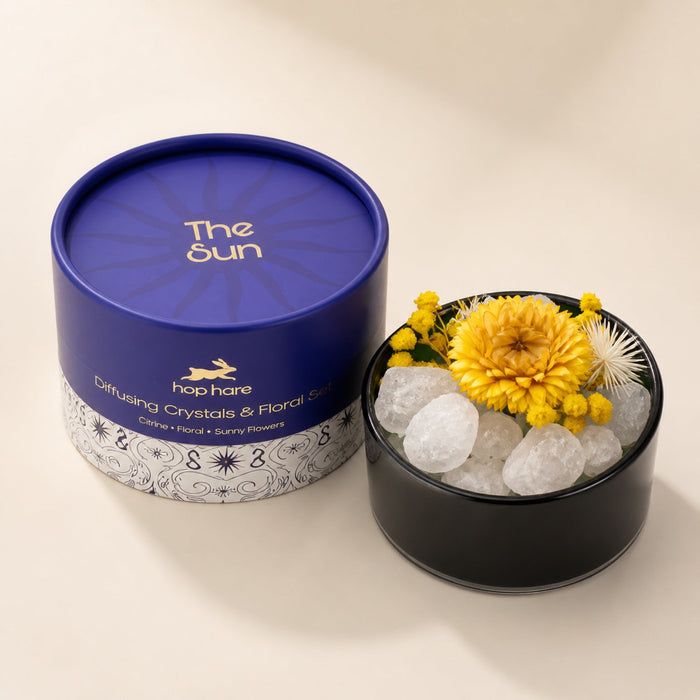 Diffusing Crystals & Flowers, The Sun, Sodalite