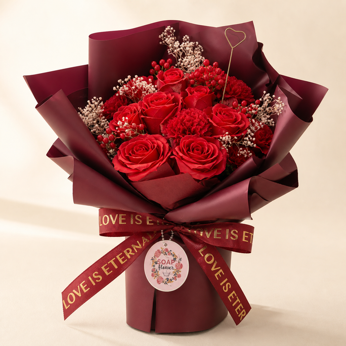 Large Red Rose Bouquet, Love is Eternal