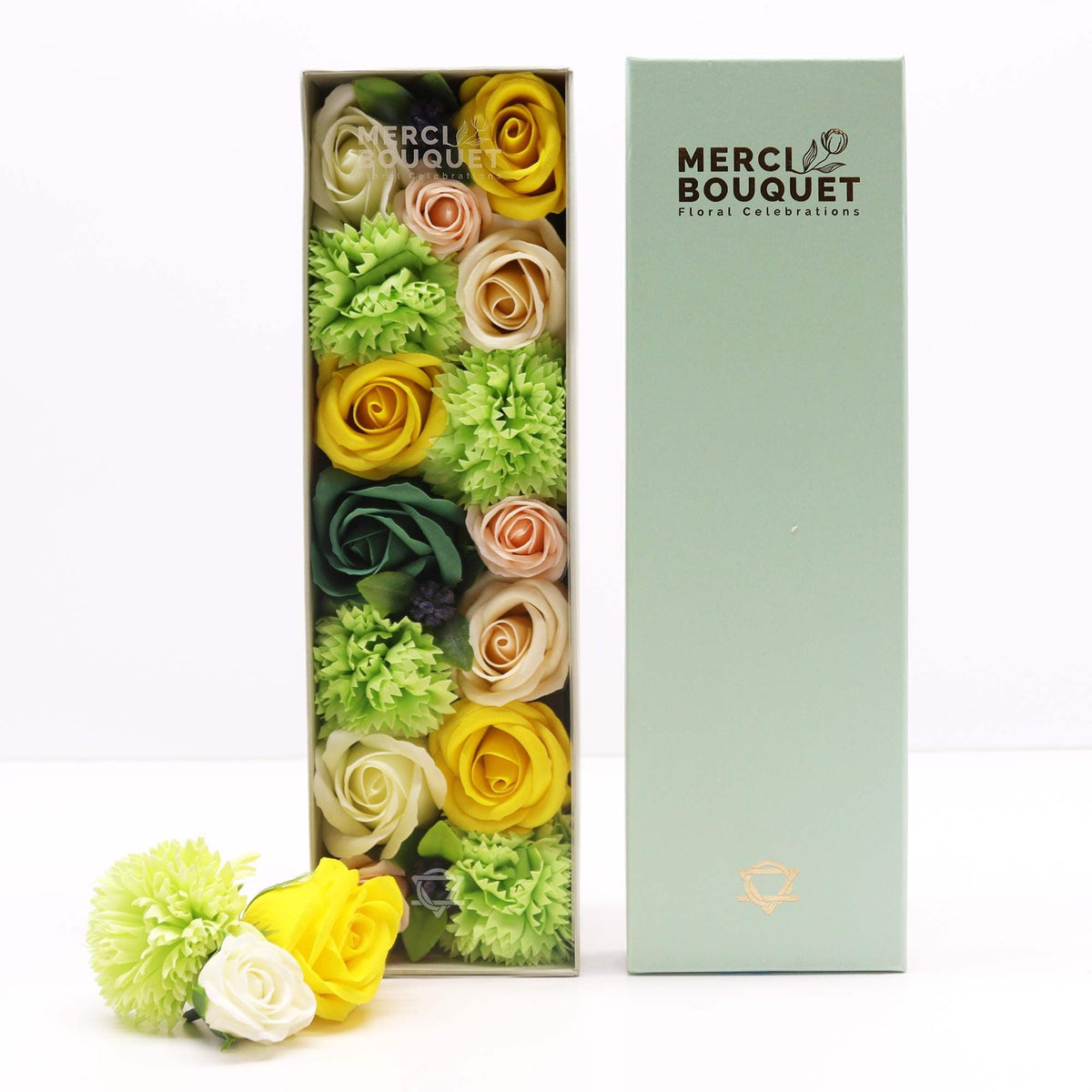 Spring Soap Flower Box, yellows and greens — view 5 of 6
