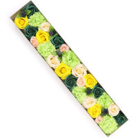 Extra Long Soap Flower Box, Yellow & Green — view 3 of 6