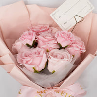 Large Pink Rose Soap Bouquet with Gift Card — view 3 of 4