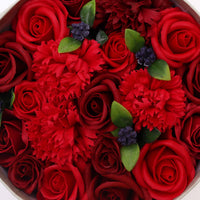 Round Soap Flower Box, Classic Red Roses — view 3 of 6