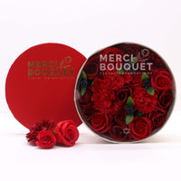 Round Soap Flower Box, Classic Red Roses — view 4 of 6