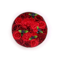 Round Soap Flower Box, Classic Red Roses — view 6 of 6