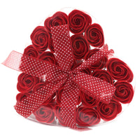 Soap Flower Heart Box, Red Roses, Set of 24 — view 3 of 4