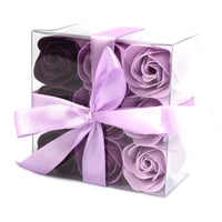 Soap Flowers, Lavender Roses, Set of 9 — view 4 of 7