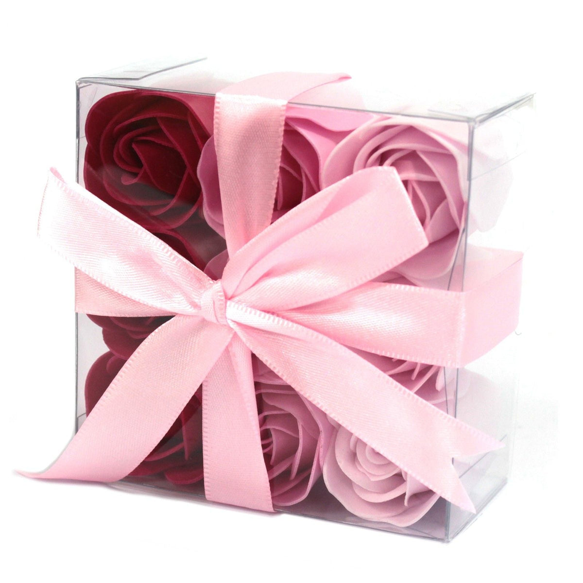 Soap Flowers, Pink Roses, Set of 9 — view 3 of 6