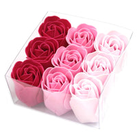 Soap Flowers, Pink Roses, Set of 9 — view 5 of 6