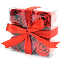 Soap Flowers, Red Roses, Set of 9 — view 3 of 5