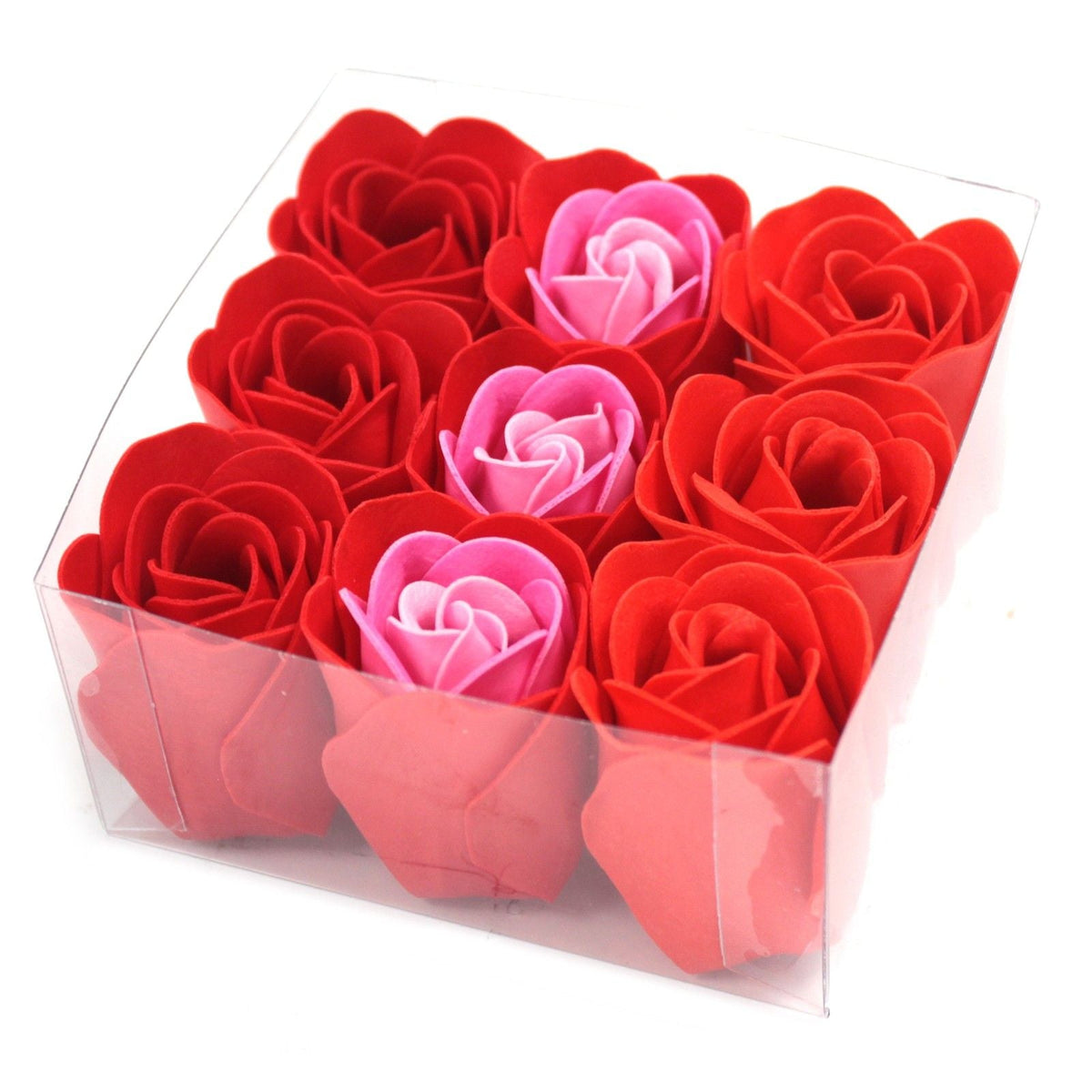 Soap Flowers, Red Roses, Set of 9 — view 5 of 5