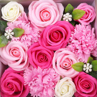 Square Soap Flower Box, Baby Pinks — view 2 of 6