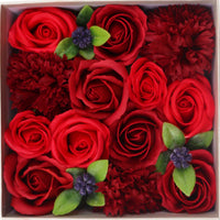Square Soap Flower Box, Classic Red Roses — view 3 of 6