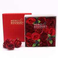 Square Soap Flower Box, Classic Red Roses — view 5 of 6