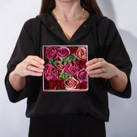 Square Soap Flower Box, Vintage Roses — view 3 of 6