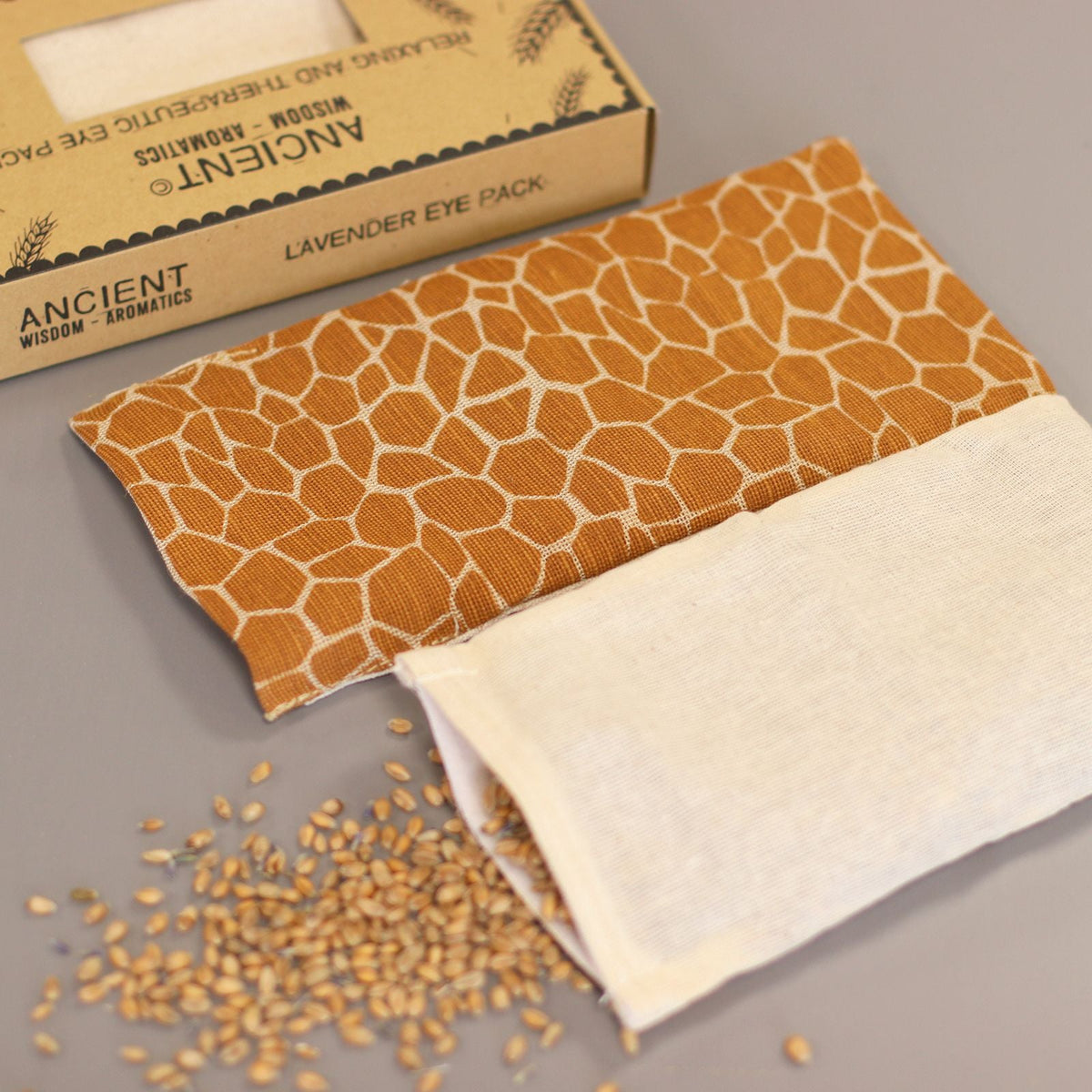 Lavender Eye Pillow, cotton and juco — view 3 of 8