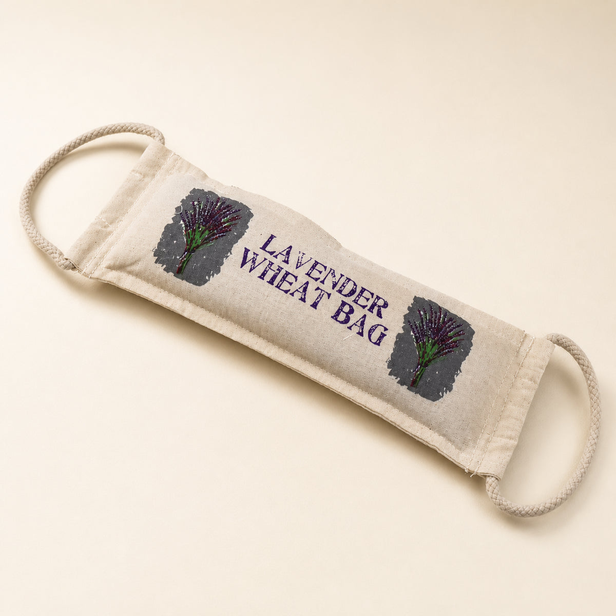 Natural Cotton Wheat Bag, lavender