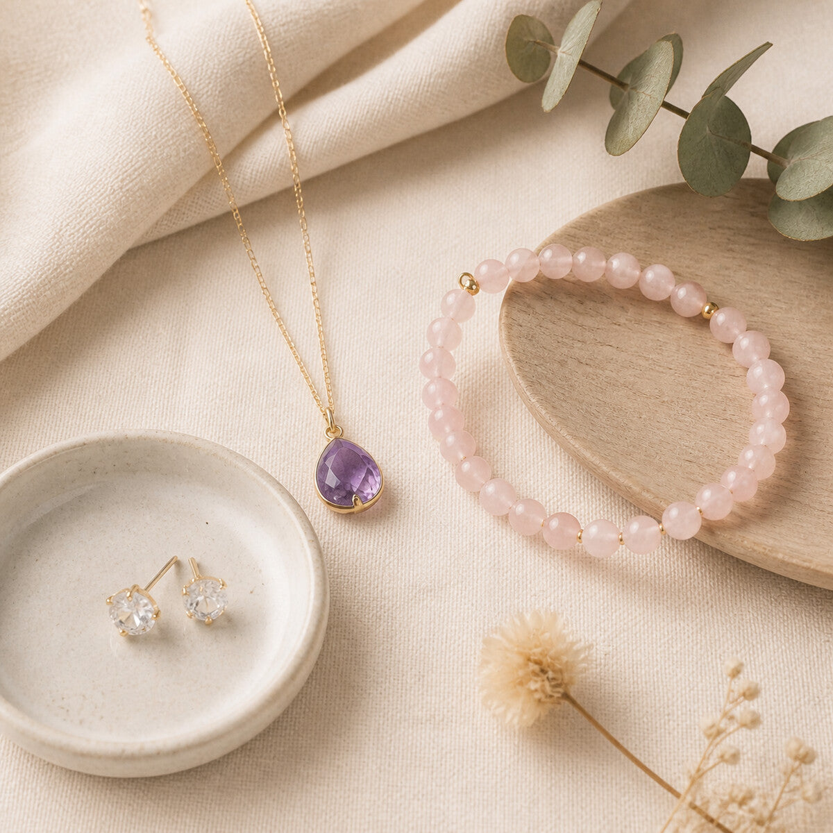 Crystal jewellery