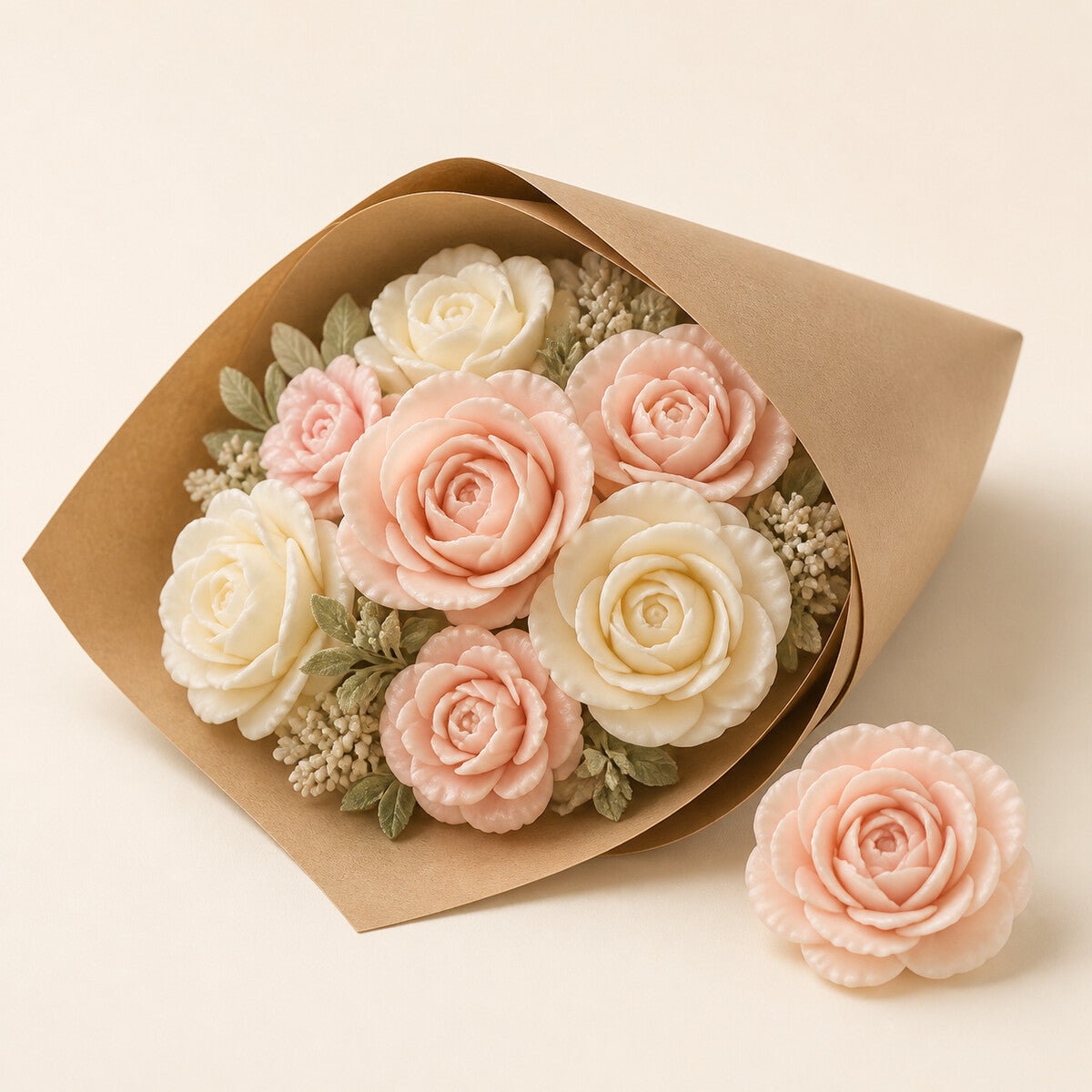 Soap flowers